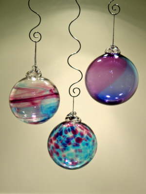 Hyasinth and Aqua Baubles 